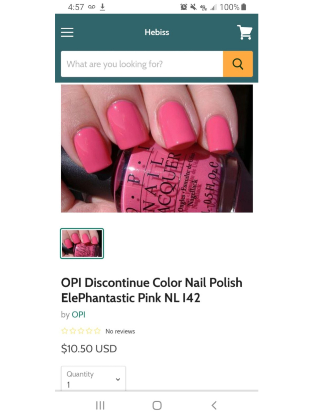 OPI new unused ElePhantastic Pink!